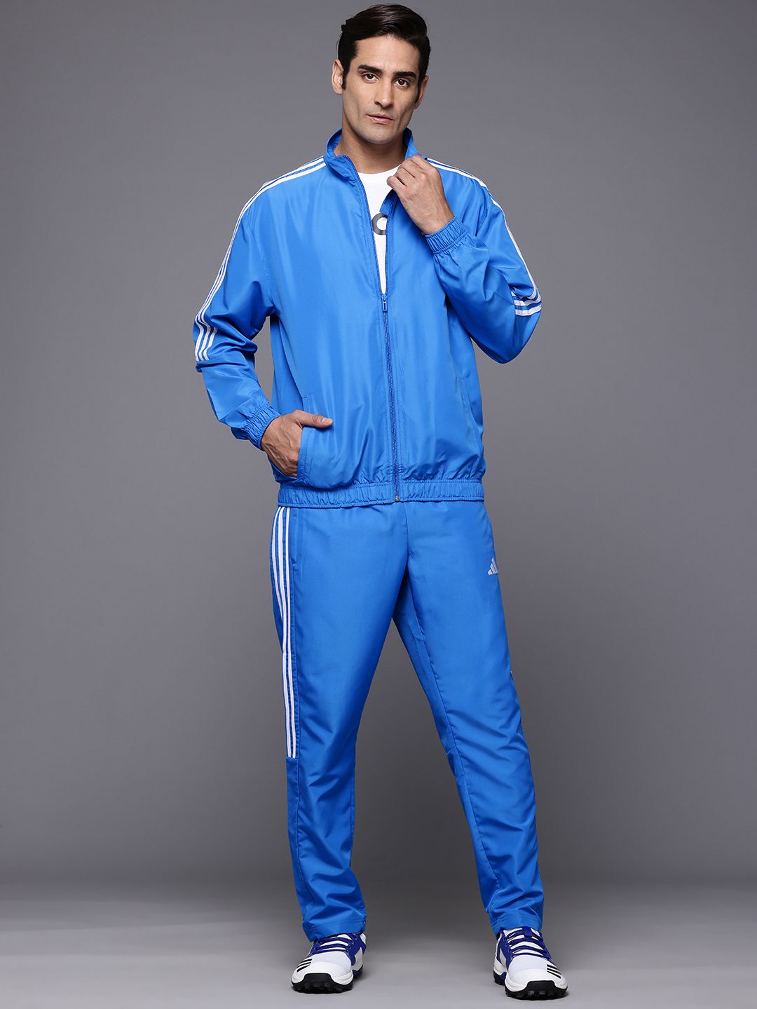 ADIDAS Men 3 Striped Woven Track Suit-picture-35
