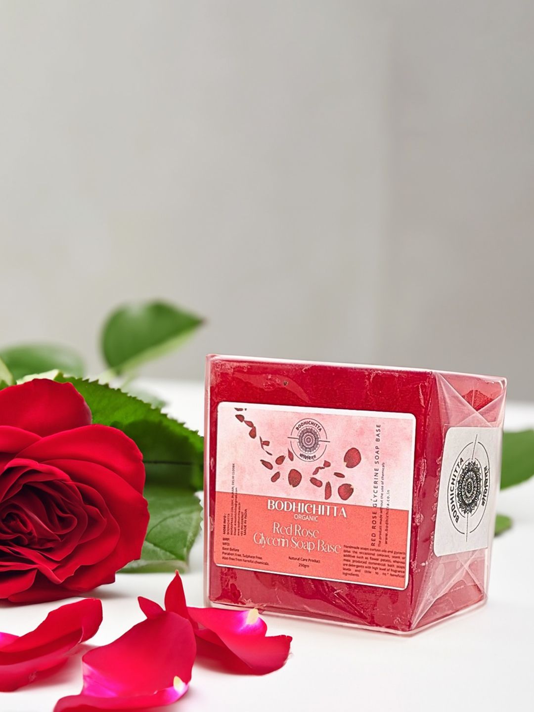 Bodhichitta Red Roses Glycerin Soap Base-250g-image-38