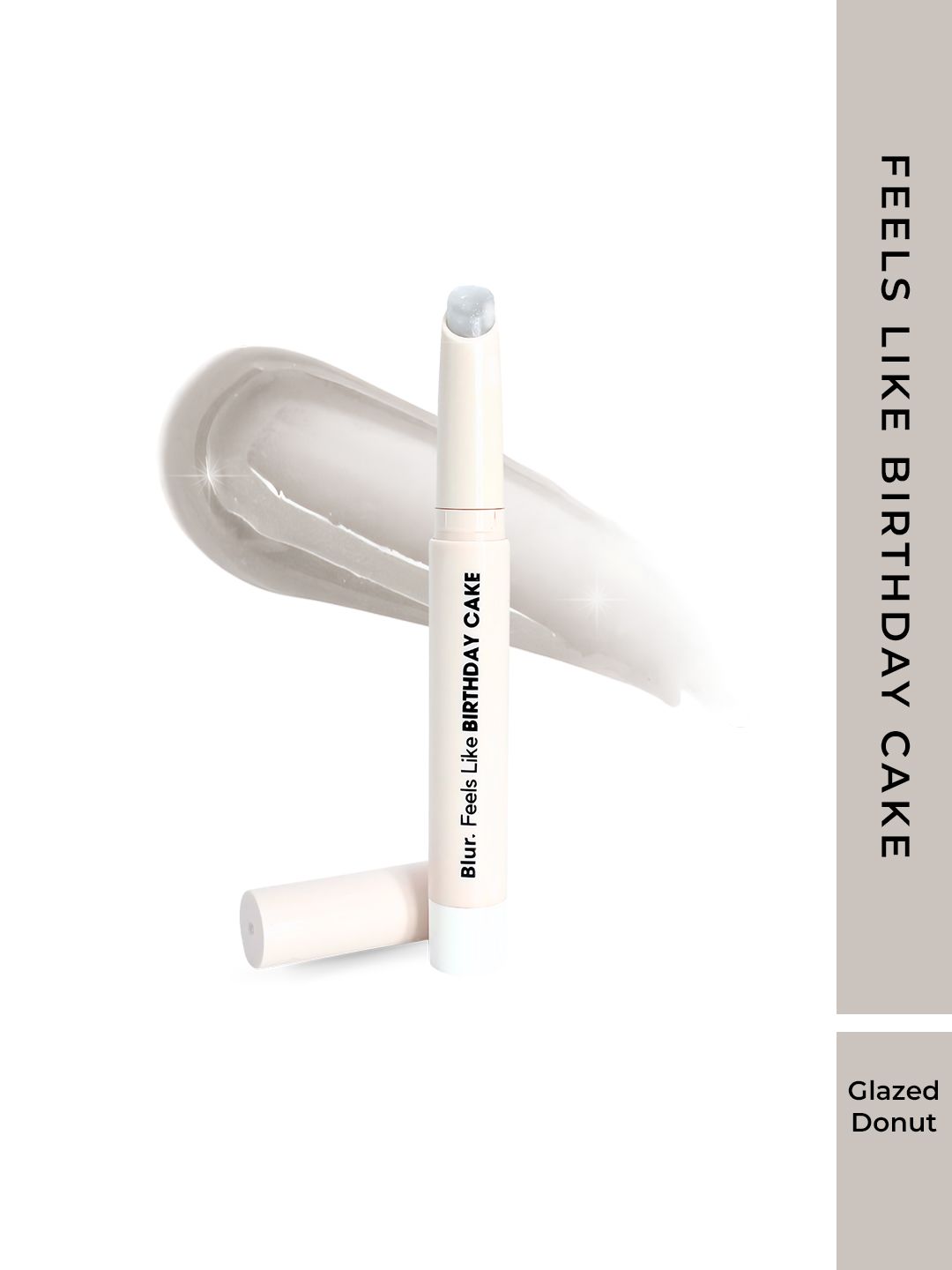 BLUR INDIA Feels like Birthday Cake Non-Sticky Cheek & Lip Glaze 5 ml - Glazed Donut-image-6