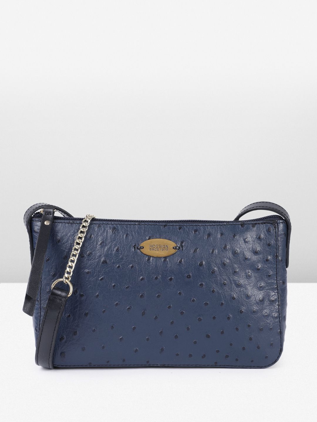 Hidesign Textured Leather Structured Sling Bag-picture-16