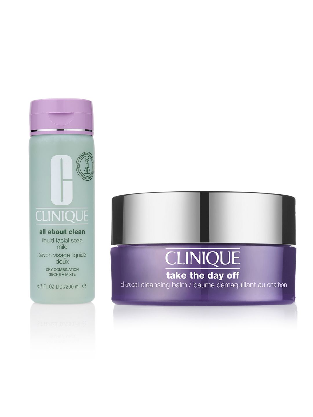 Clinique Set of All About Clean Liquid Soap 200ml & Take The Day Off Cleansing Balm 125ml-picture-26