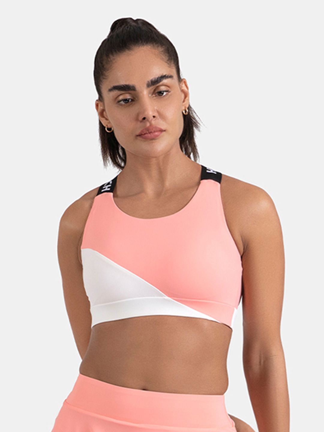 STRCH Colourblocked Women Bra Medium Coverage-picture-23