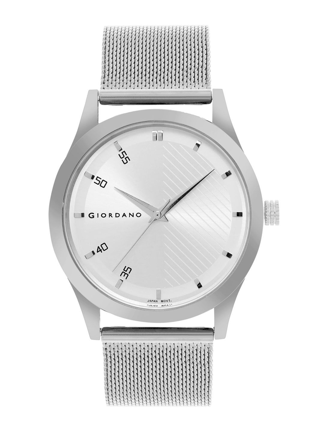 GIORDANO Men Embellished Dial & Bracelet Style Straps Analogue Motion Powered Watch GZ-50110-22-image-42