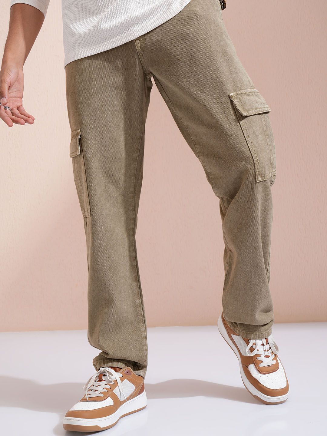 HIGHLANDER Men Straight Fit Cargo Jeans-picture-39