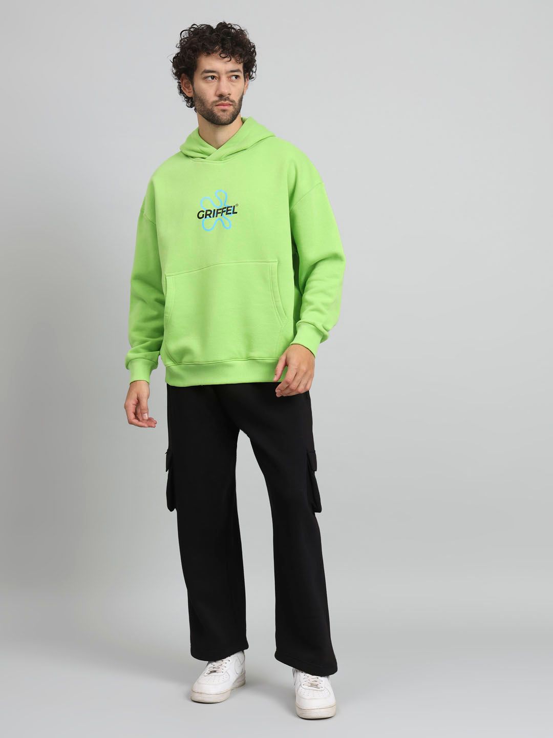 GRIFFEL Men Brand Logo Printed Tracksuits-image-6
