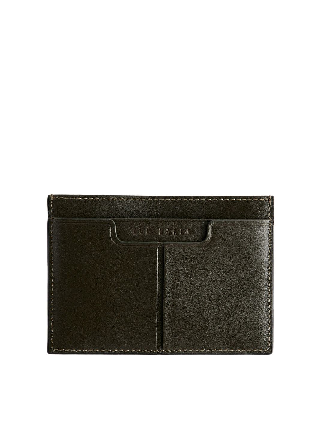 Ted Baker Men Self Design Geometric Leather Card Holder-picture-35