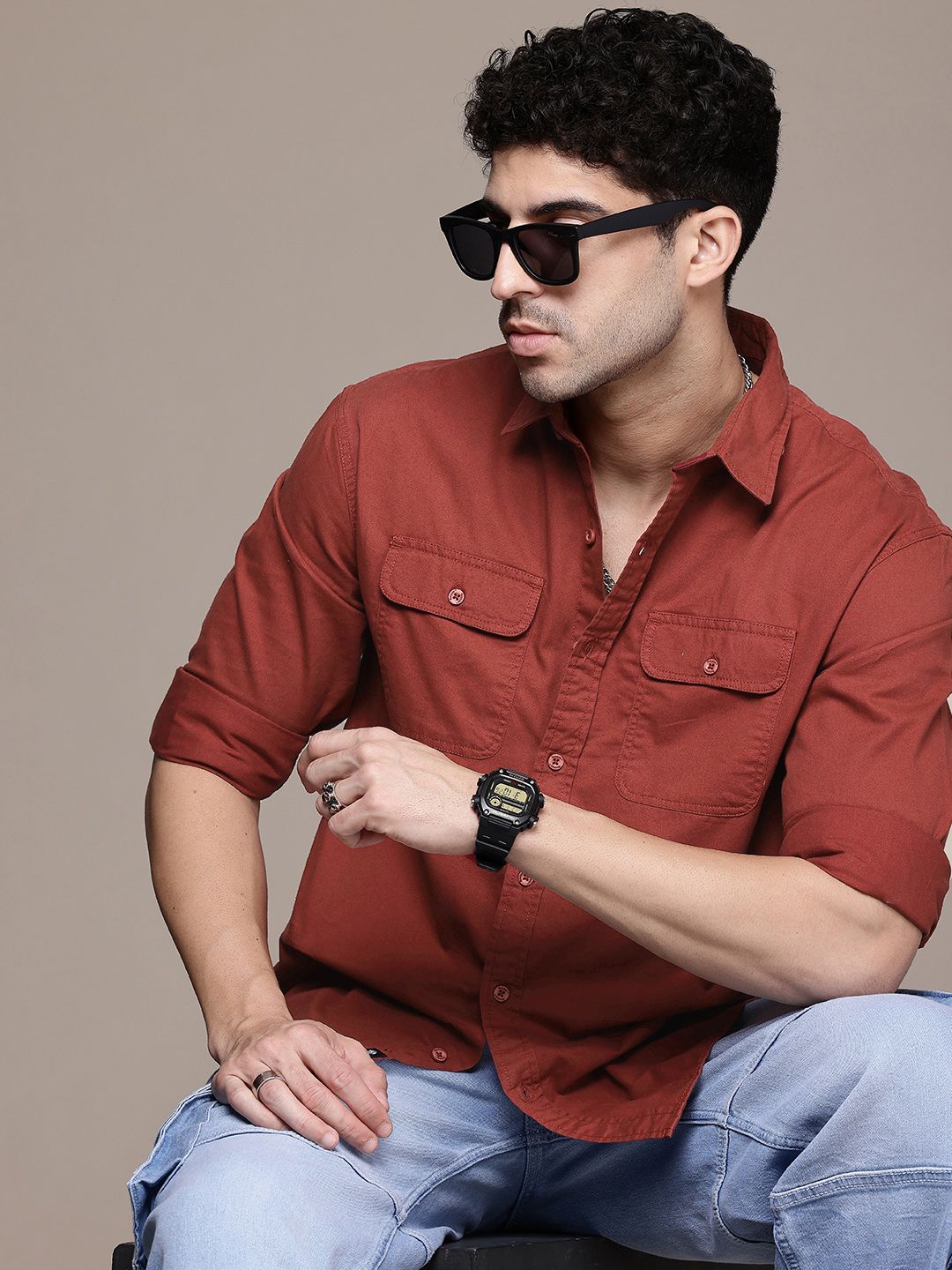 Roadster Men Relaxed Fit Casual Shirt-picture-15