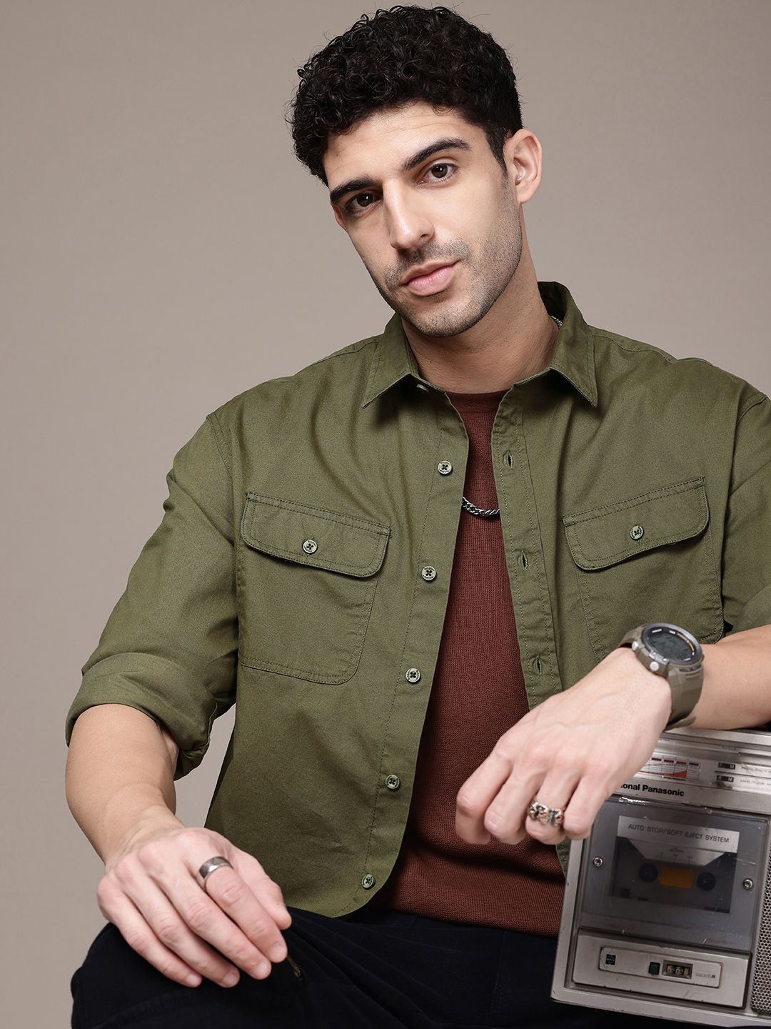 Roadster Men Relaxed Fit Casual Shirt-picture-11