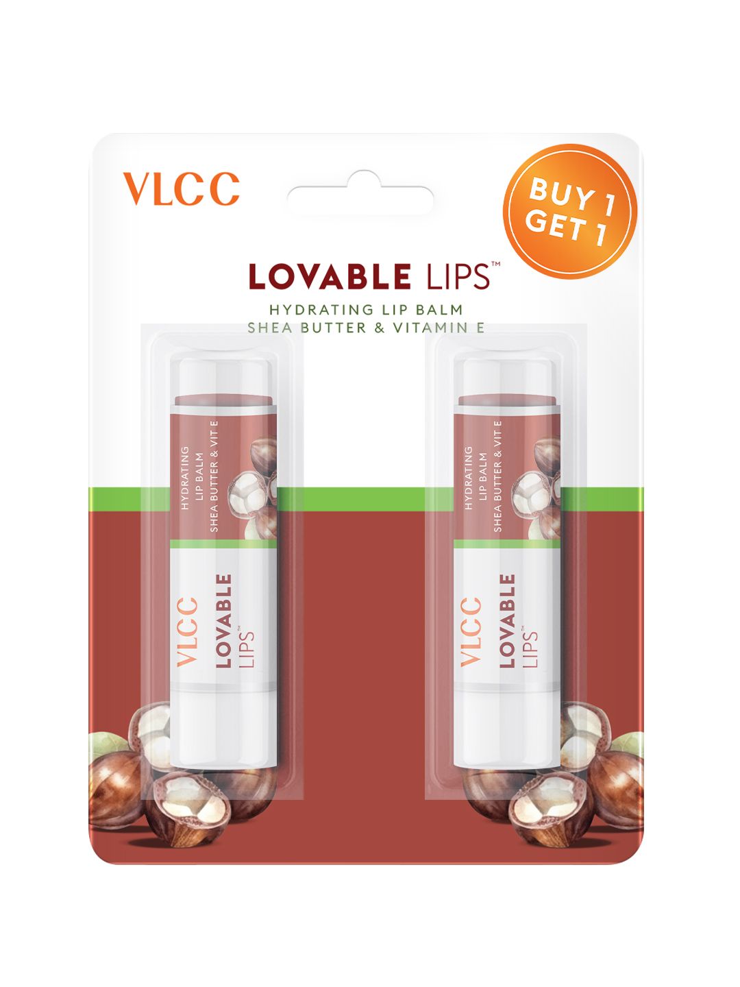 VLCC Lovable Set of 2 Hydrating Lip Balm With Shea Butter & Vitamin E - 4.5 g Each - B1G1-picture-29