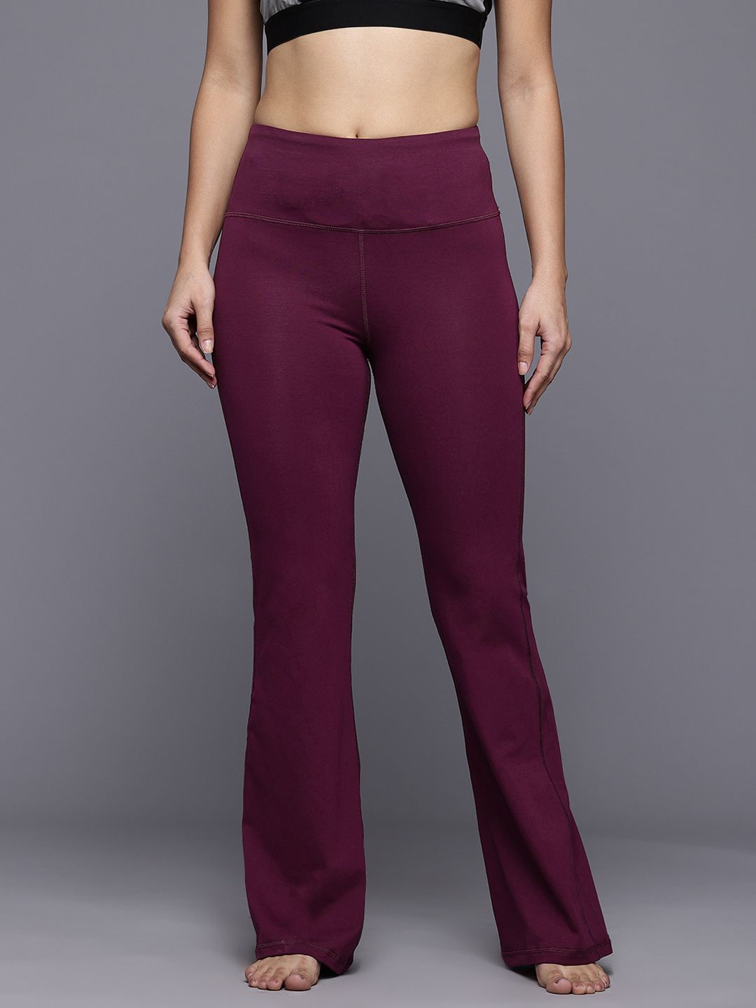 HRX by Hrithik Roshan Women Yoga Flared Tights-picture-57