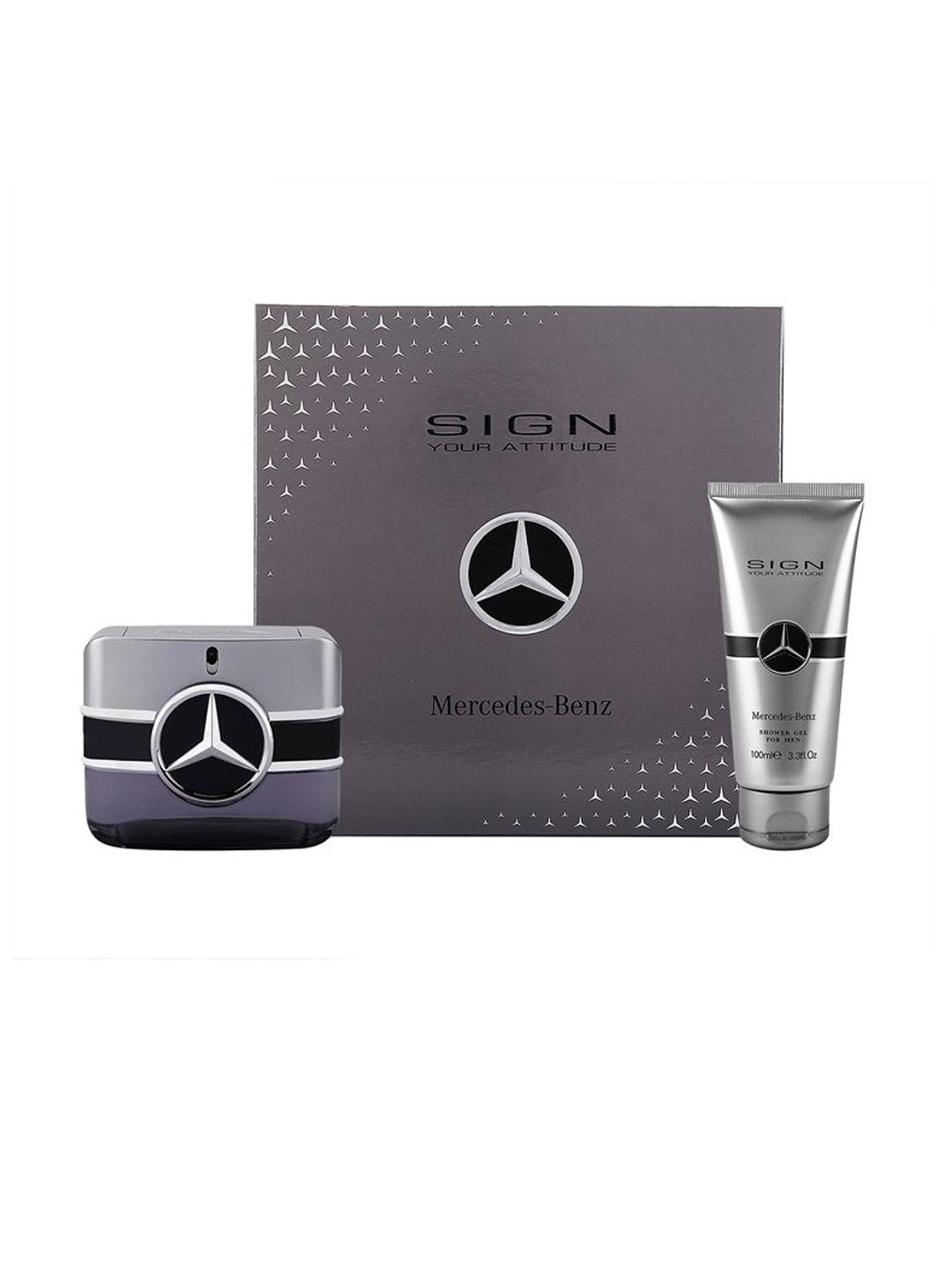 Mercedes Benz Set Of 2 Sign Your Attitude Eau De Toilette With Shower Gel -100 ml Each-image-32