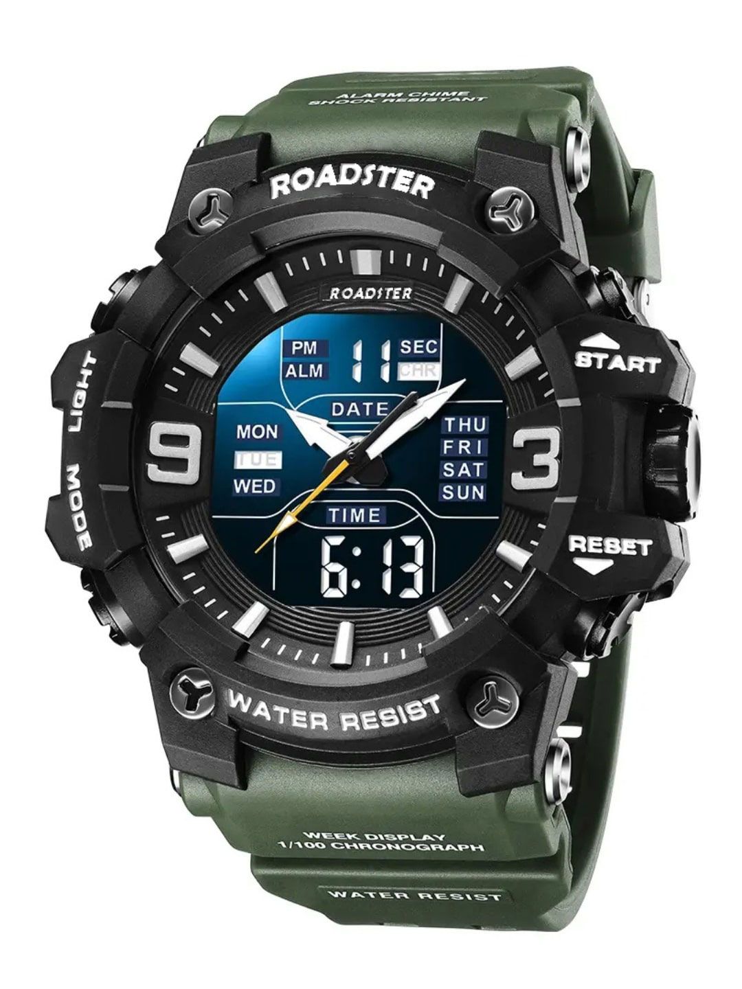 The Roadster Lifestyle Co Men Analogue & Digital Multi Function Watch-picture-11