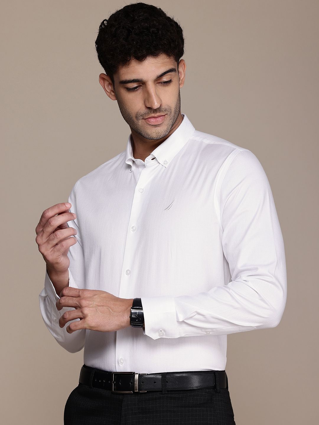 Nautica Smart Slim Fit Formal Shirt-picture-50