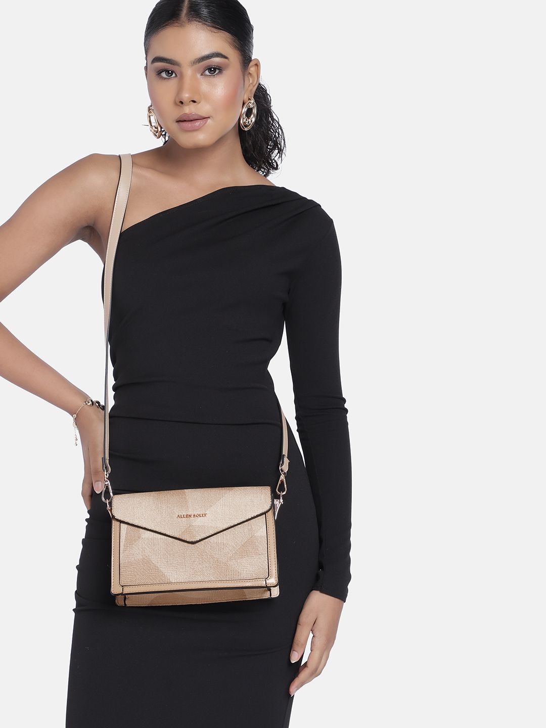 Allen Solly Textured Sling Bag-picture-58