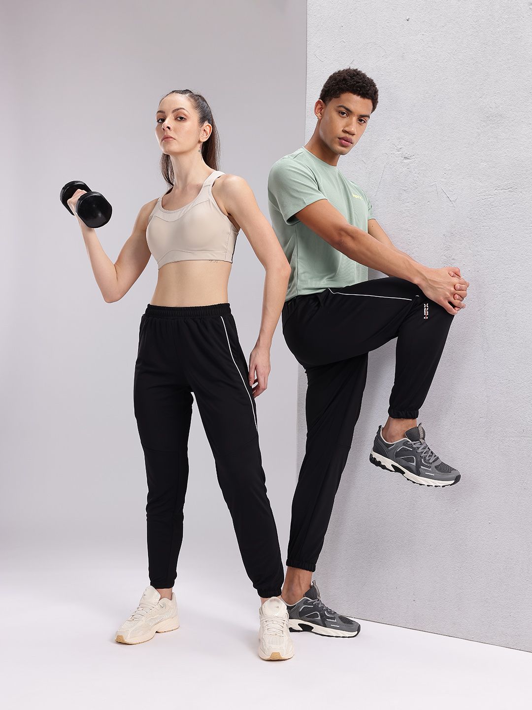 HRX by Hrithik Roshan Women Couple Collection Training Jogger Track Pants-picture-12