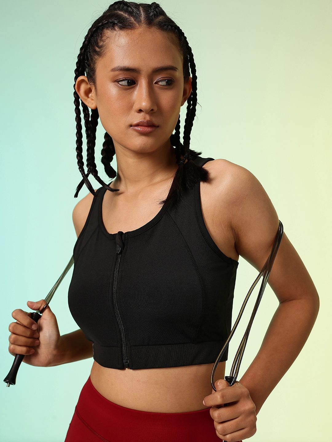 HRX by Hrithik Roshan Full Coverage Lightly Padded Rapid-Dry Training or Gym Workout Bra