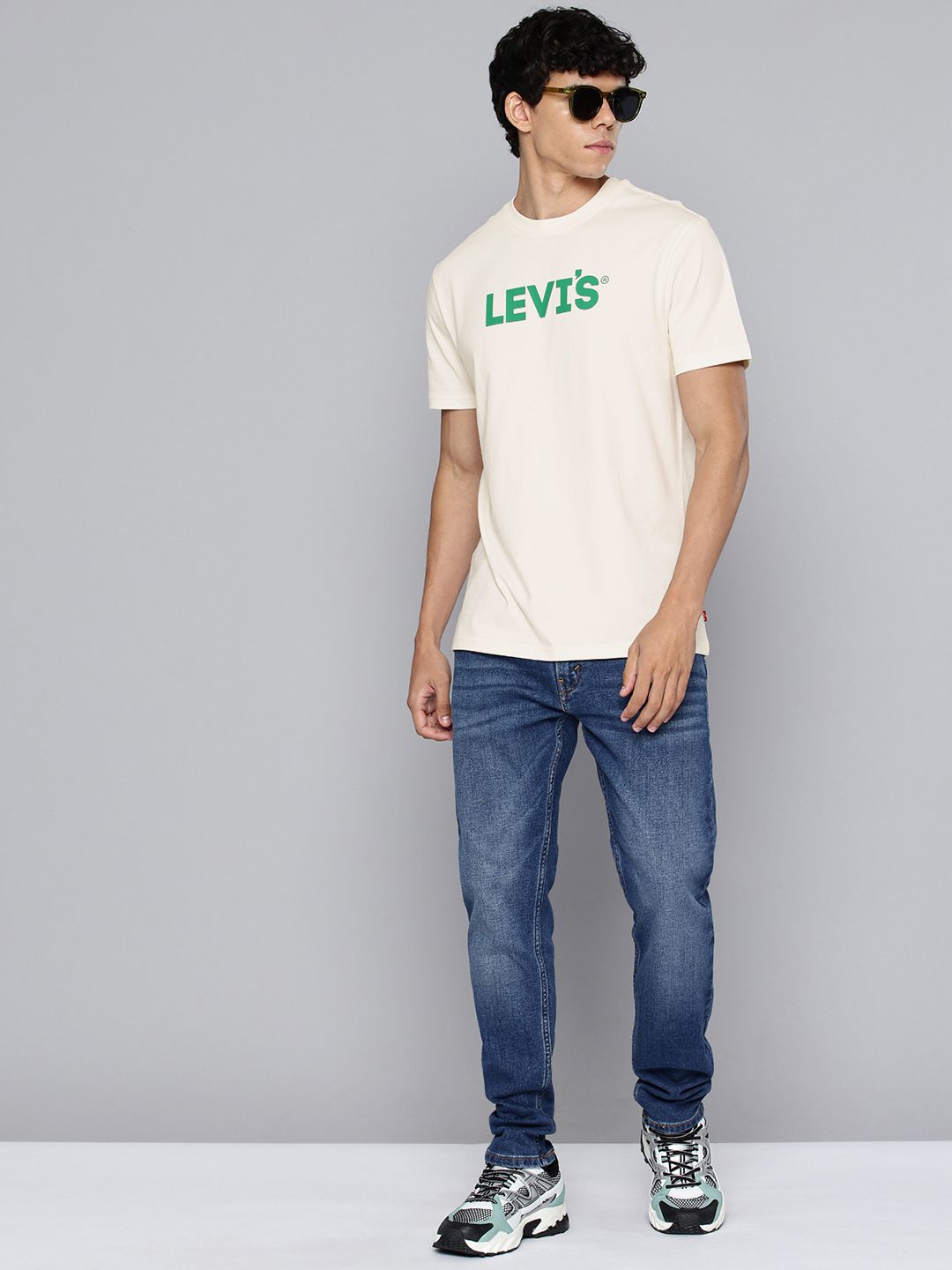 Buy Levis Brand Logo Printed Pure Cotton Slim Fit T Shirt Tshirts For 