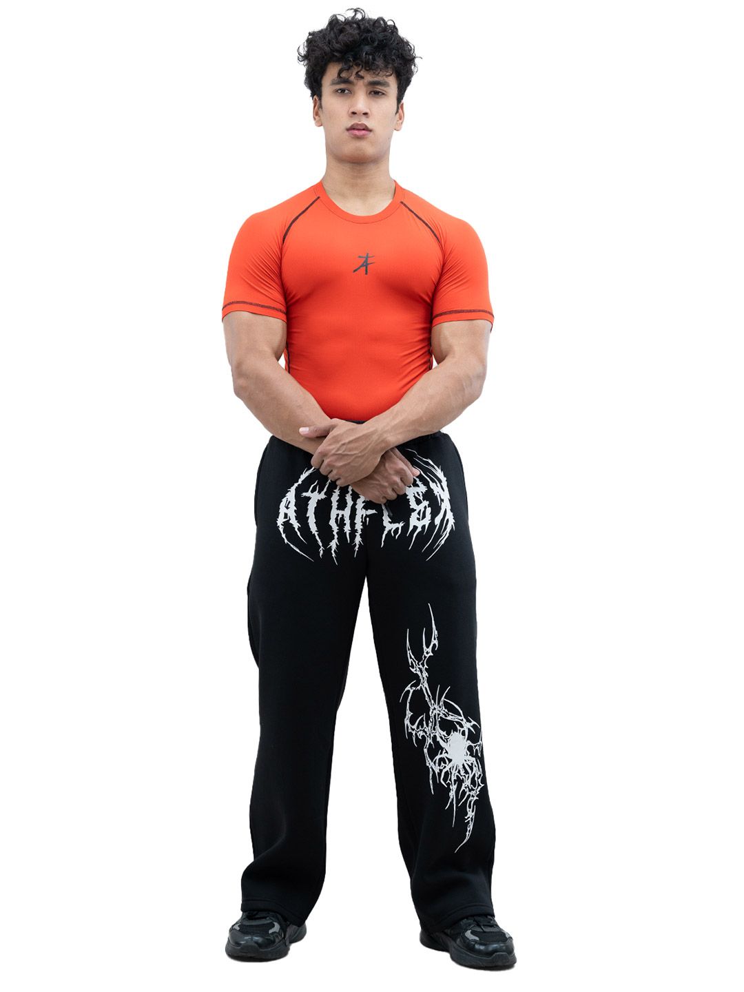 Buy Athflex Mens Half Sleeve Textured Compression Gym Wear T Shirt ...