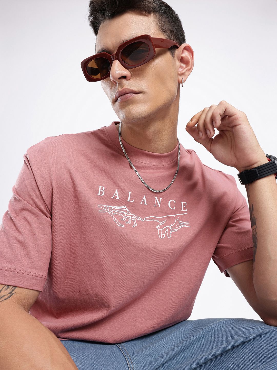 glitchez Street Savvy Printed Relaxed Fit T-shirt-picture-36