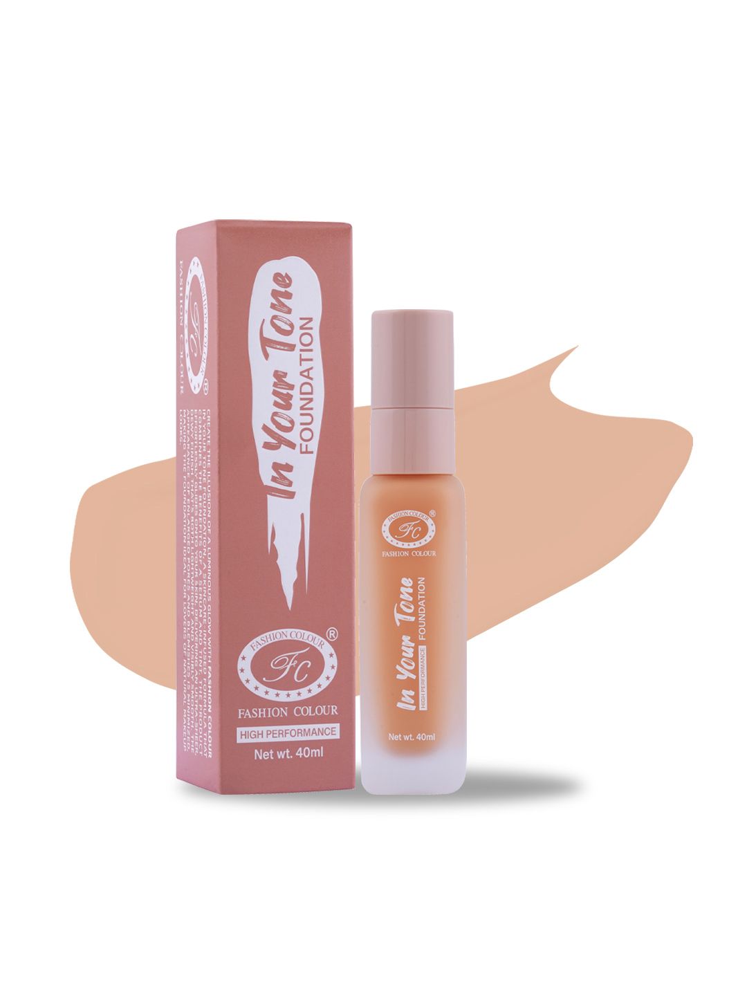 Fashion Colour In Your Tone High Performance Foundation 40 ml - 03 Golden Beige-picture-36