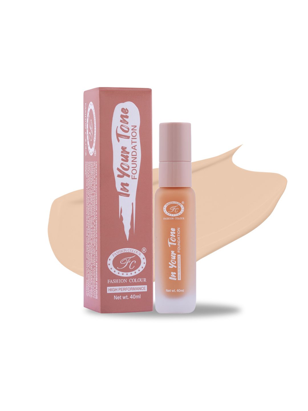 Fashion Colour In Your Tone High Performance Foundation 40ml - 01 Warm Amber-image-10