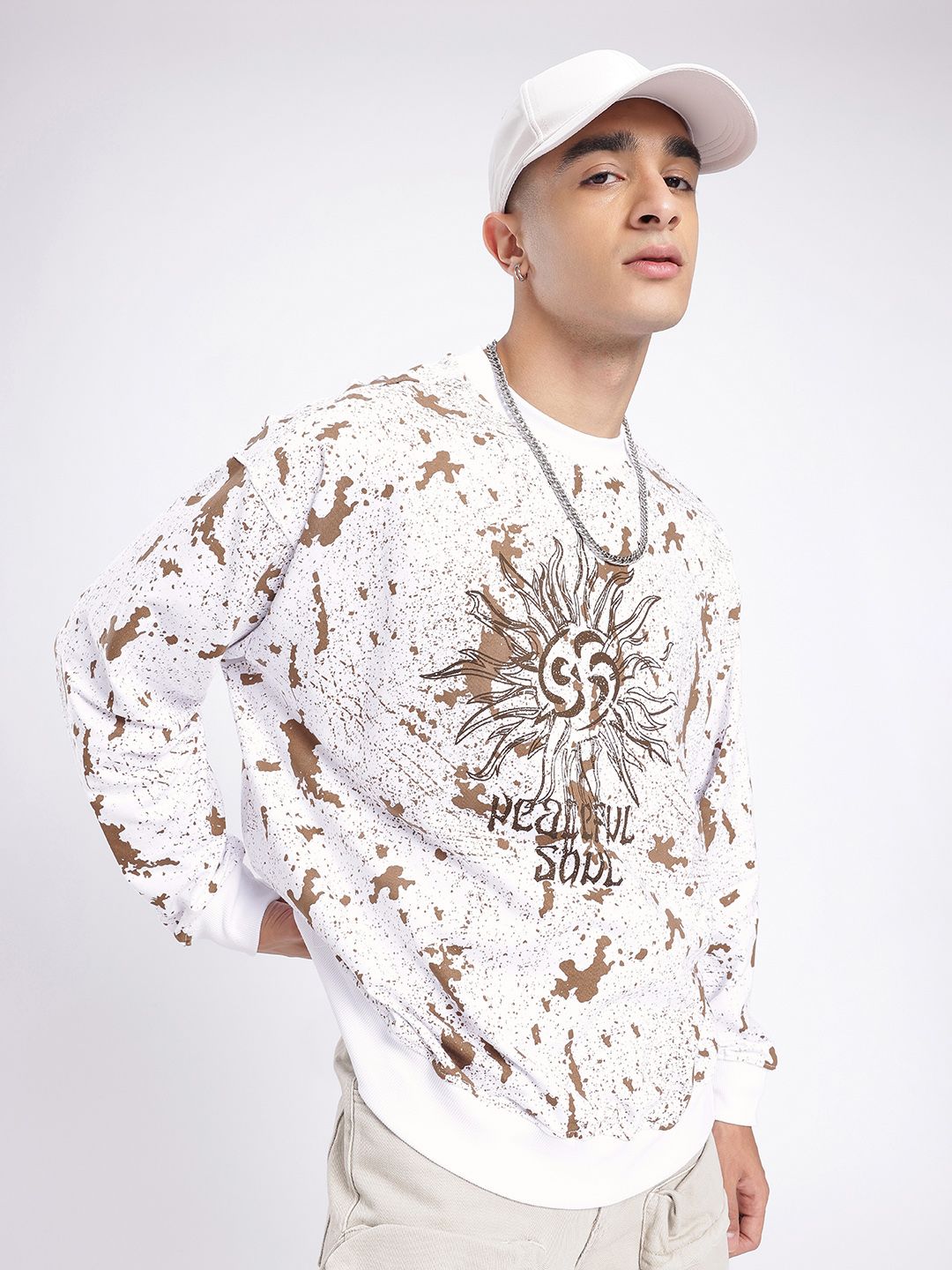 glitchez City Cool Printed Cotton Terry Oversized Sweatshirt-picture-11