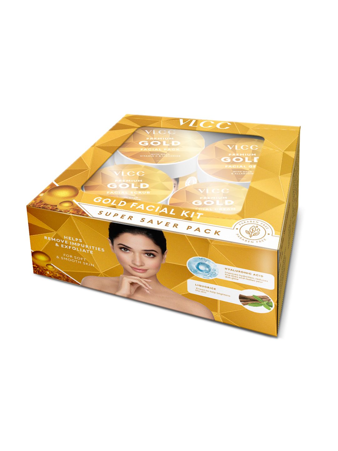 VLCC Gold Facial Kit Super Saver Pack - 1600g-image-5