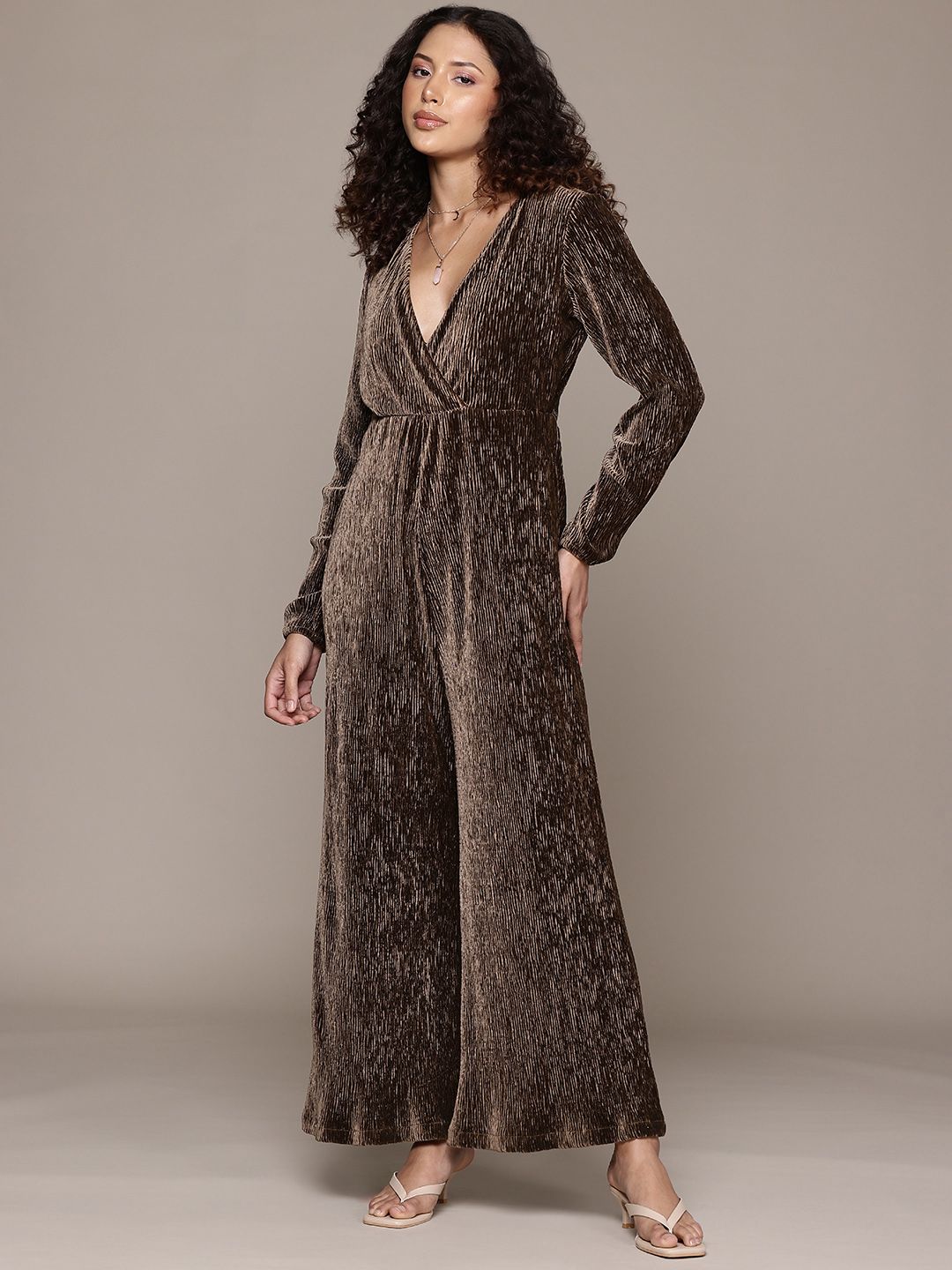 Label Ritu Kumar Caren Velvet Jumpsuit-picture-19