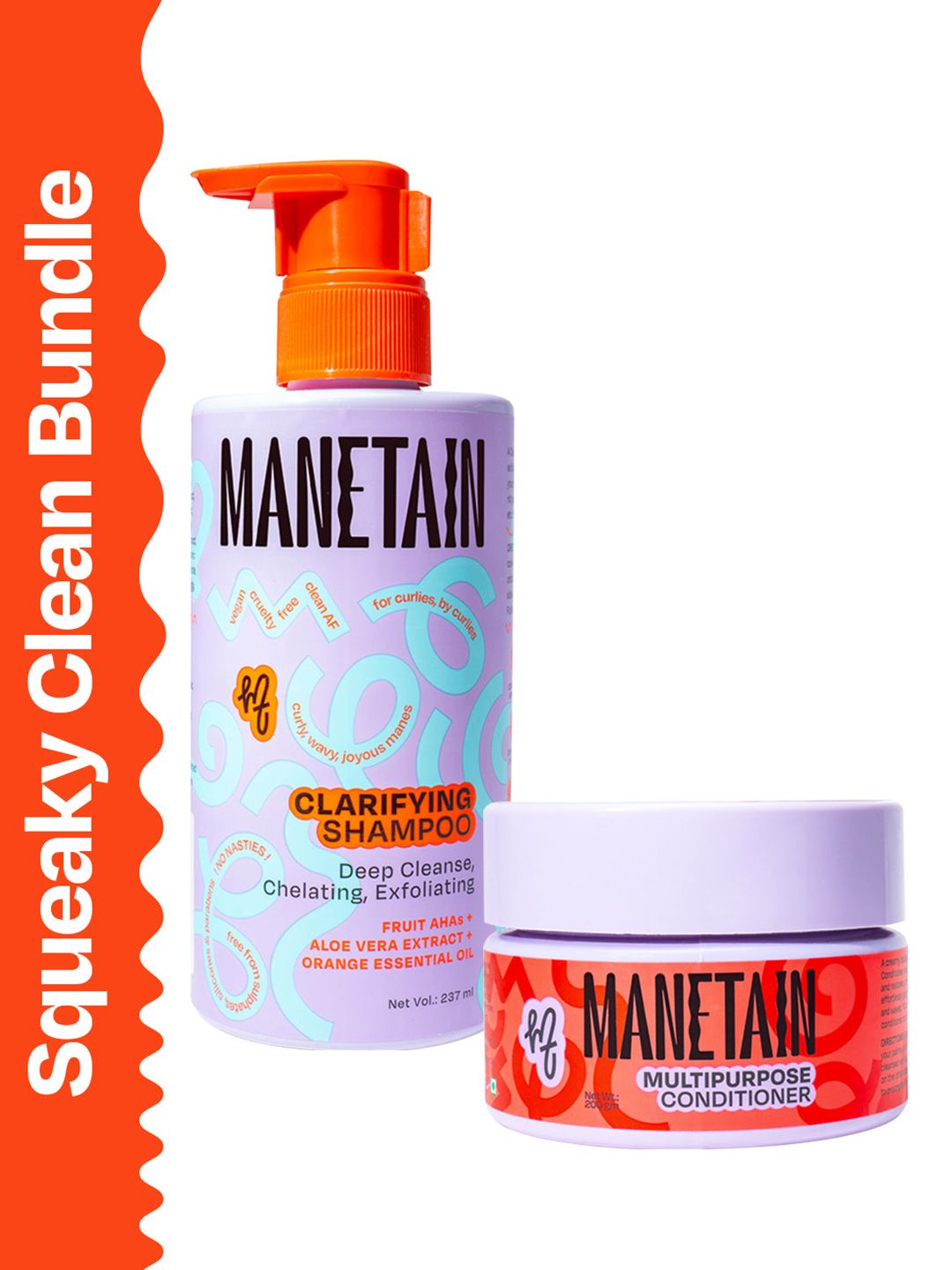 MANETAIN Set Of 2 Clarifying Shampoo - 237 ml & Multipurpose Conditioner - 200 g-image-42