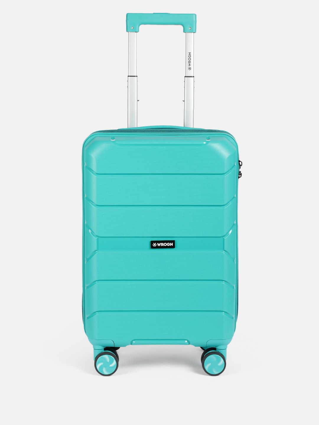 WROGN Textured 360 Degree Rotation Hard Sided Cabin Size Trolley Bag - 45L-picture-33