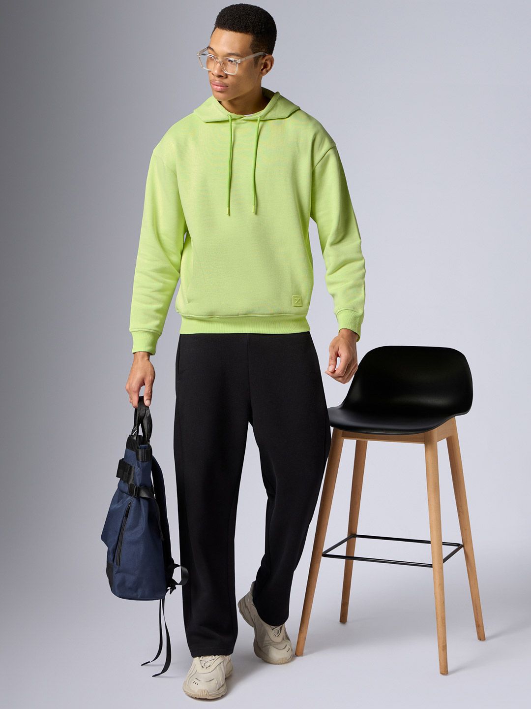 Buy XYXX Men Oversized Solid Lime Green IntelliSmooth Pulse