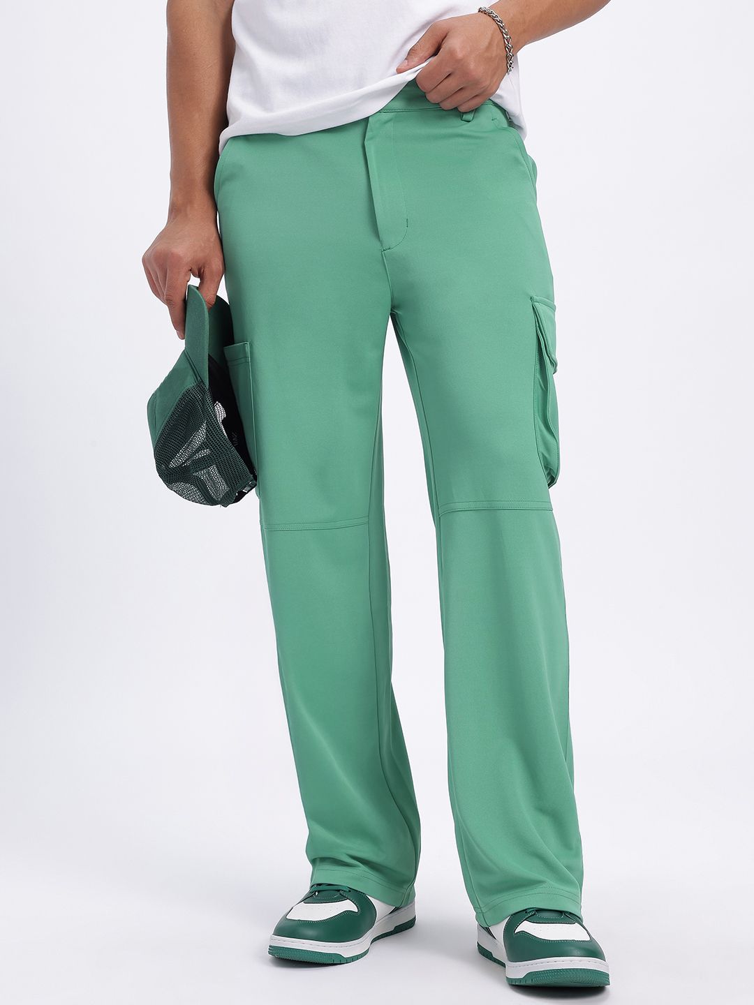 glitchez Men Utility Flex Relaxed Fit Cargos-picture-15