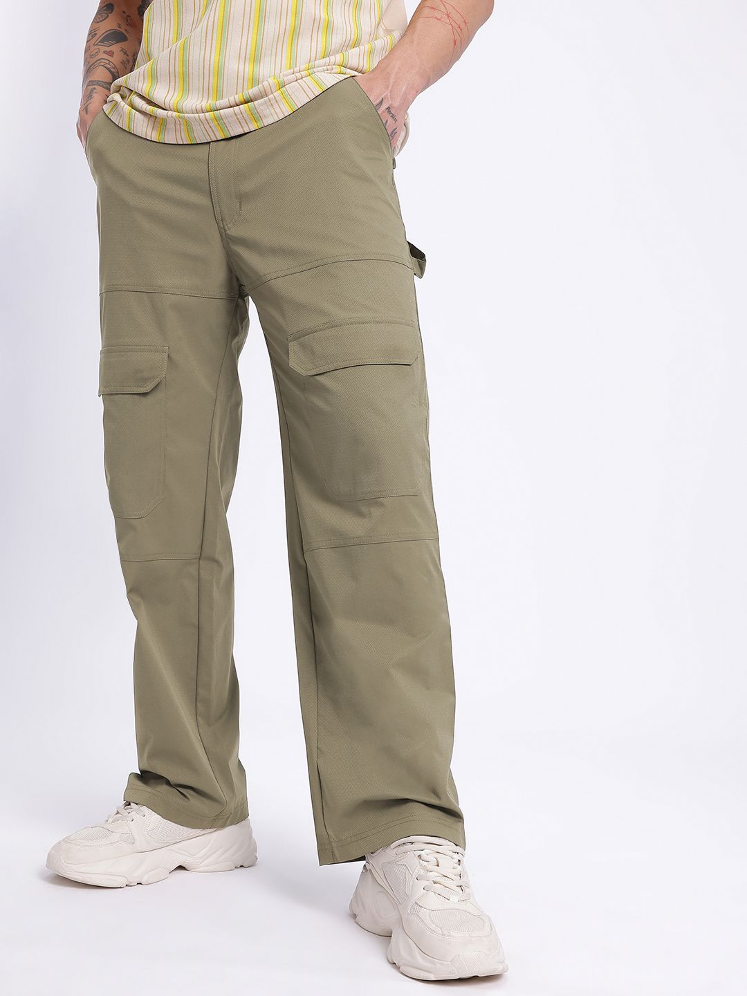 glitchez Men Cargo Cruiser Cargo-Style Trousers-picture-15