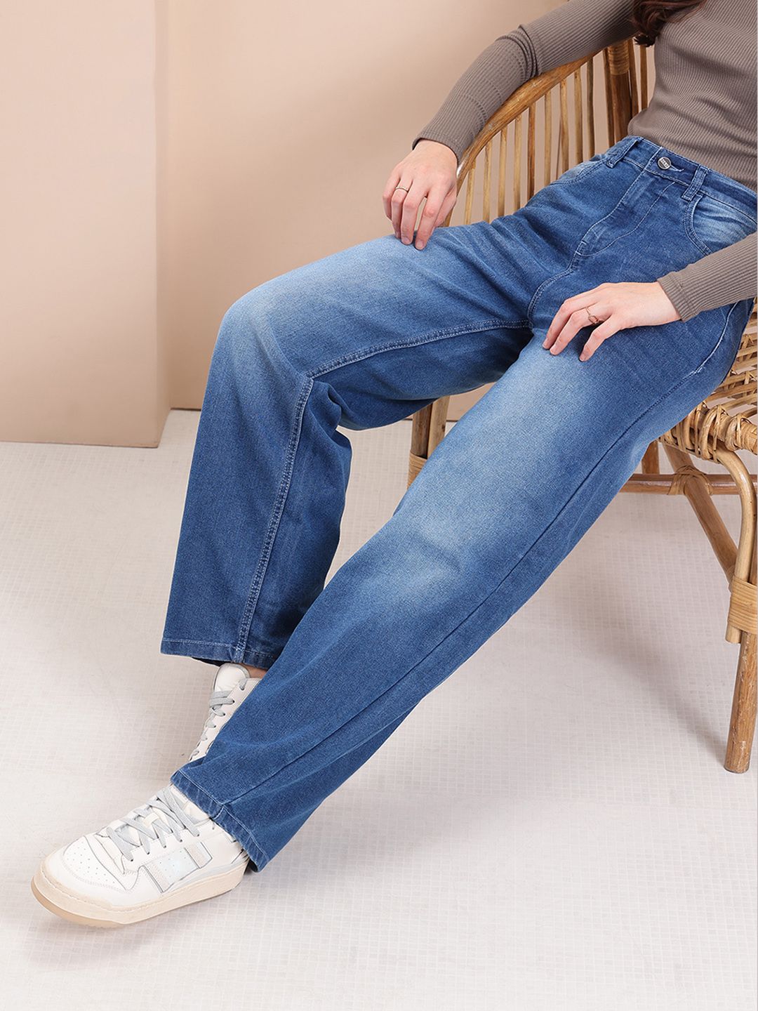 Mast & Harbour Women Straight Fit Light Fade Jeans-picture-28