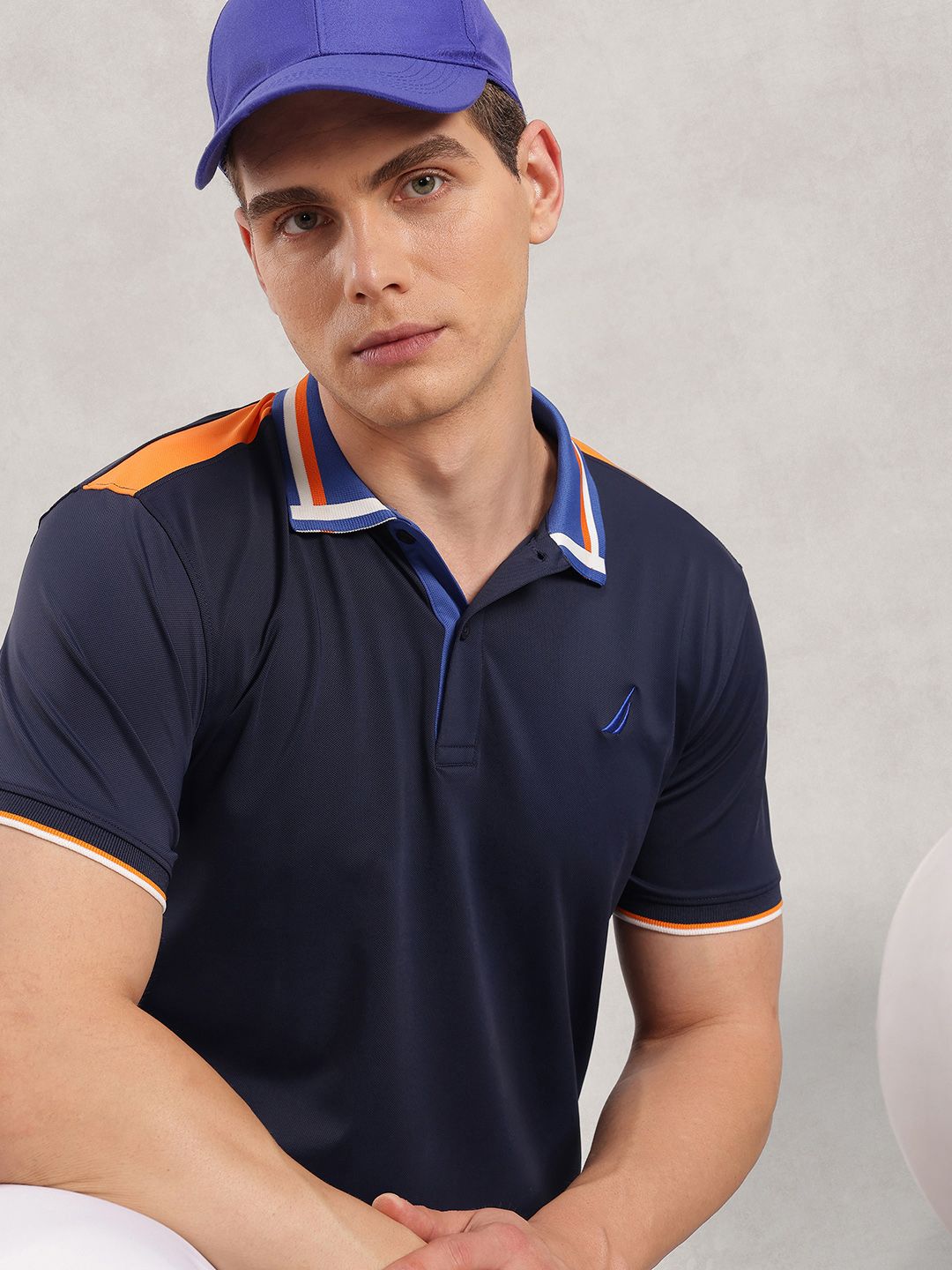 Nautica Polo Collar Sports T-shirt-picture-48