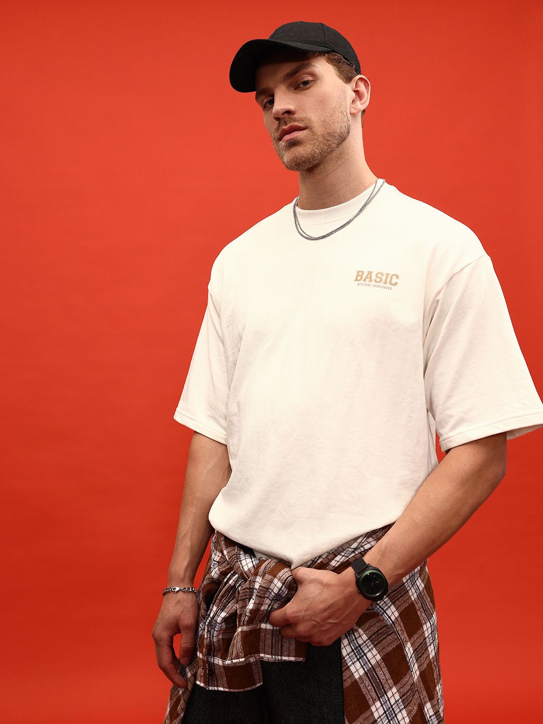 glitchez Casual Comfort Terry Drop-Shoulder Short Sleeves Oversized Sweatshirt-picture-12