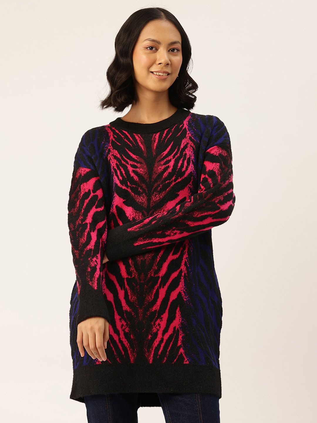 APSLEY Self-Design Abstract Pullover Sweater-picture-18