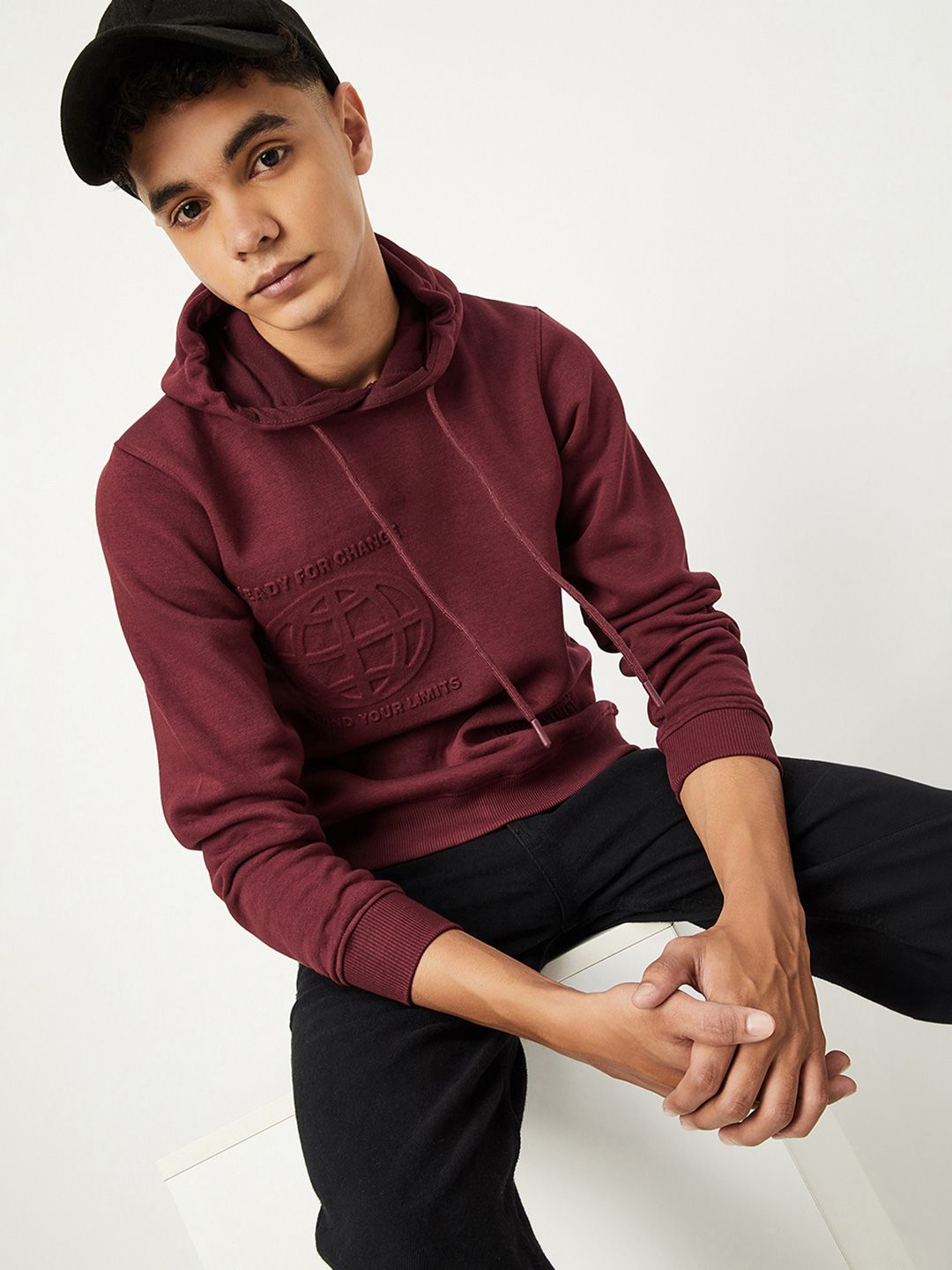 max Boys Cotton Hooded Long Sleeves Pullover Sweatshirt-picture-38