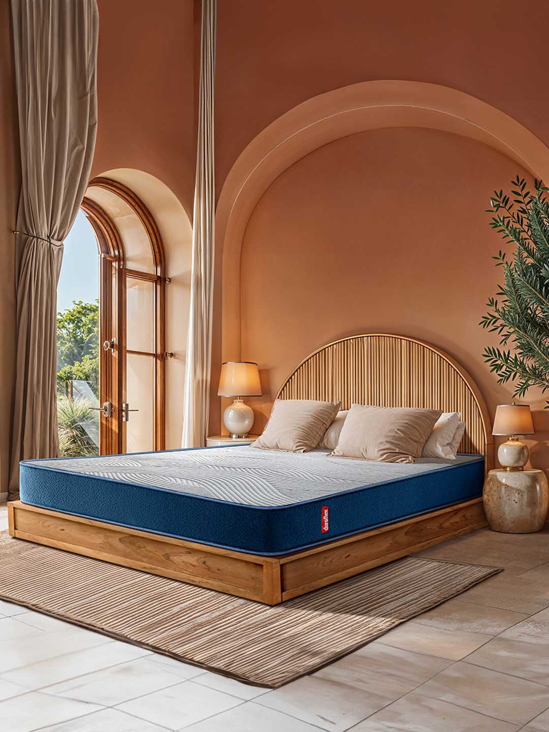 Duroflex LiveIn Orthopedic Memory Foam 5" Single Medium Firm Mattress (78x35 Inch)