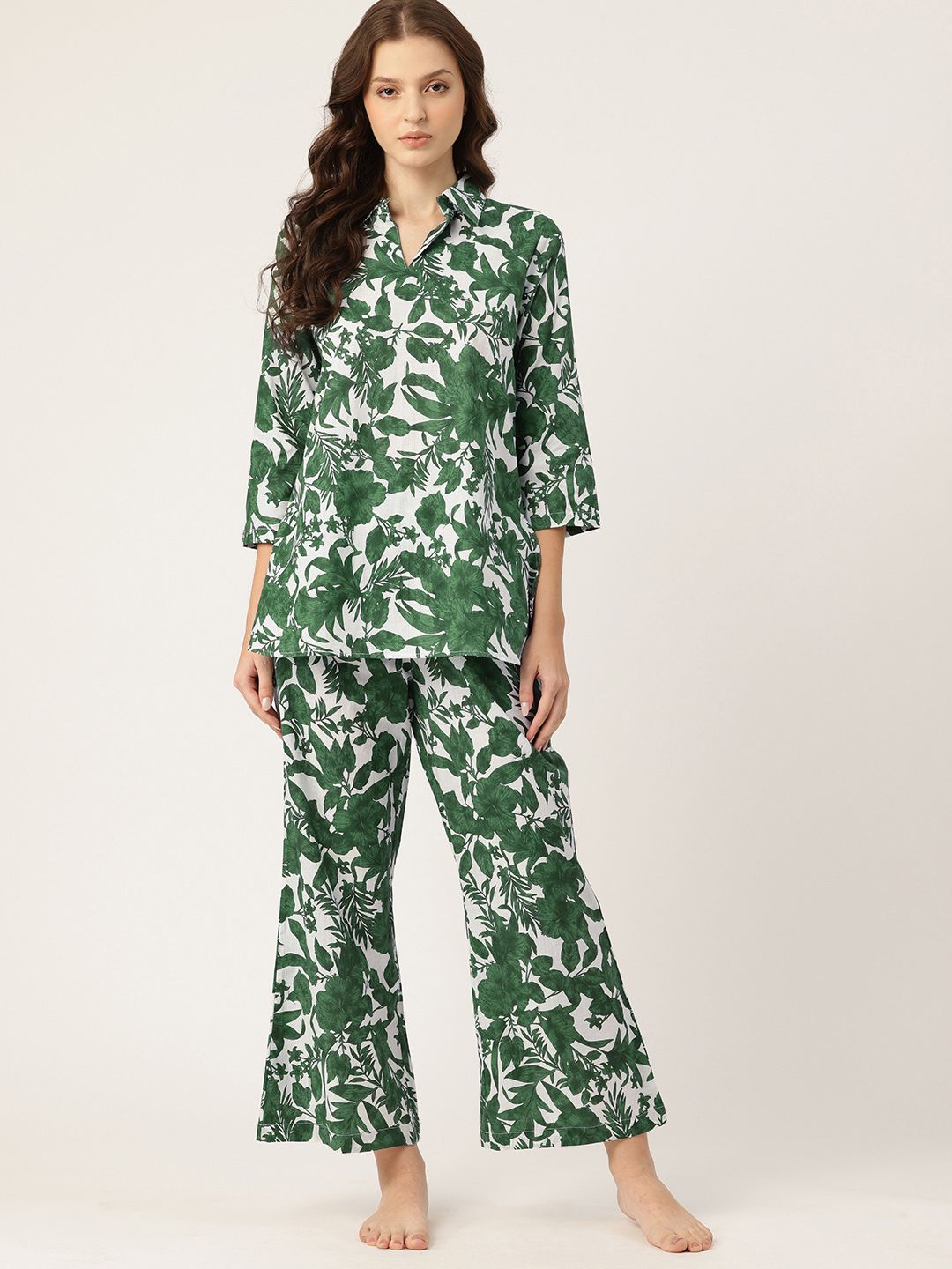 etc x fwd ETC Floral Printed Pure Cotton Night Suit-picture-44