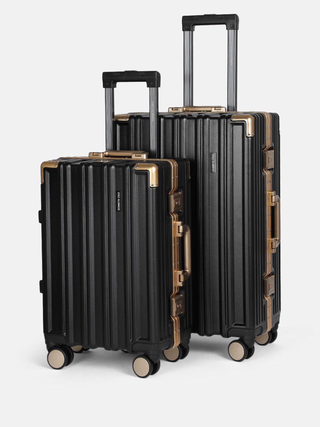 Kenneth Cole Set of 2 Textured 360 Degree Rotation Hard-Sided Trolley Bag-image-28