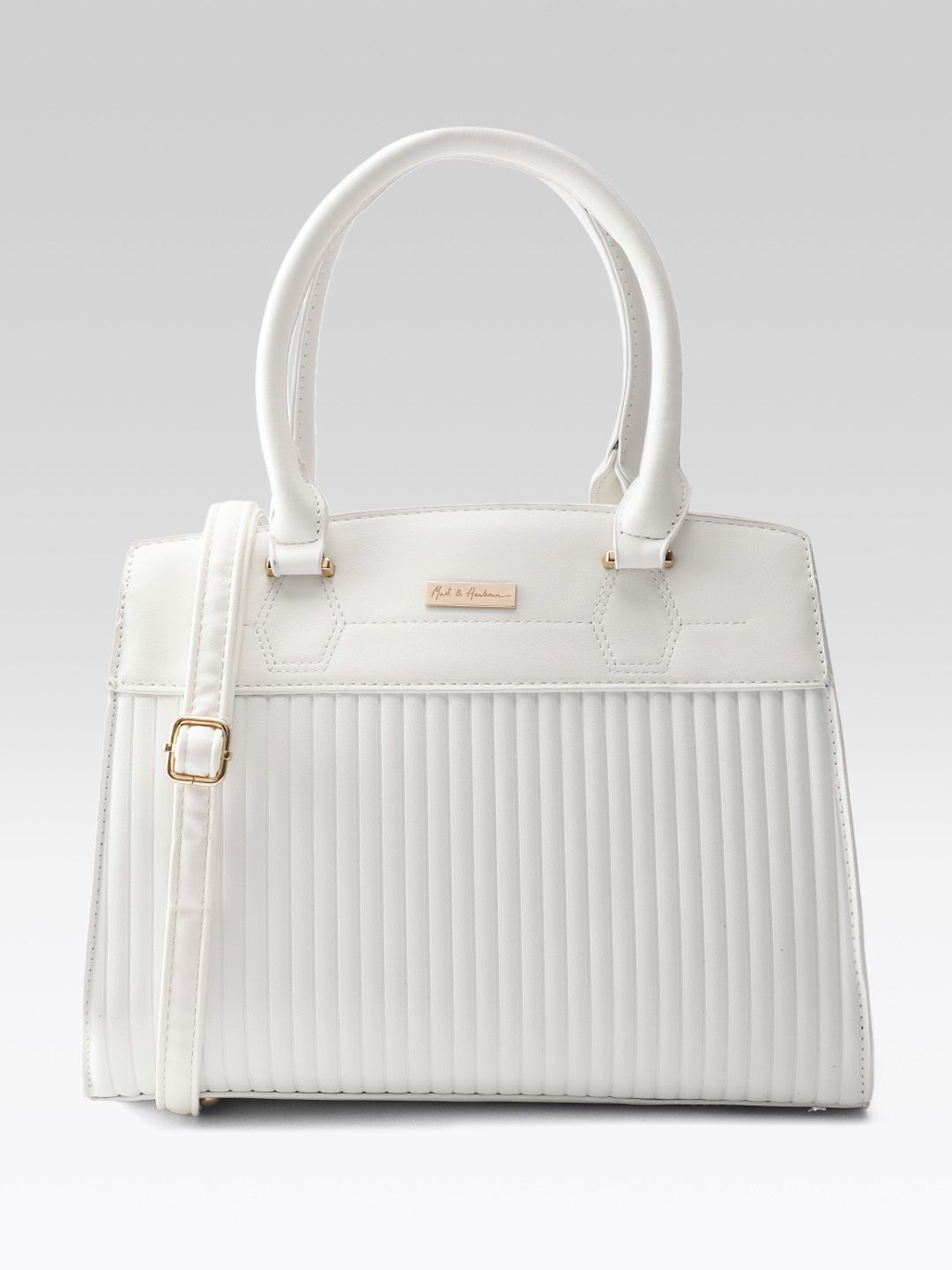 Mast & Harbour Textured Structured Handheld Bag-picture-17