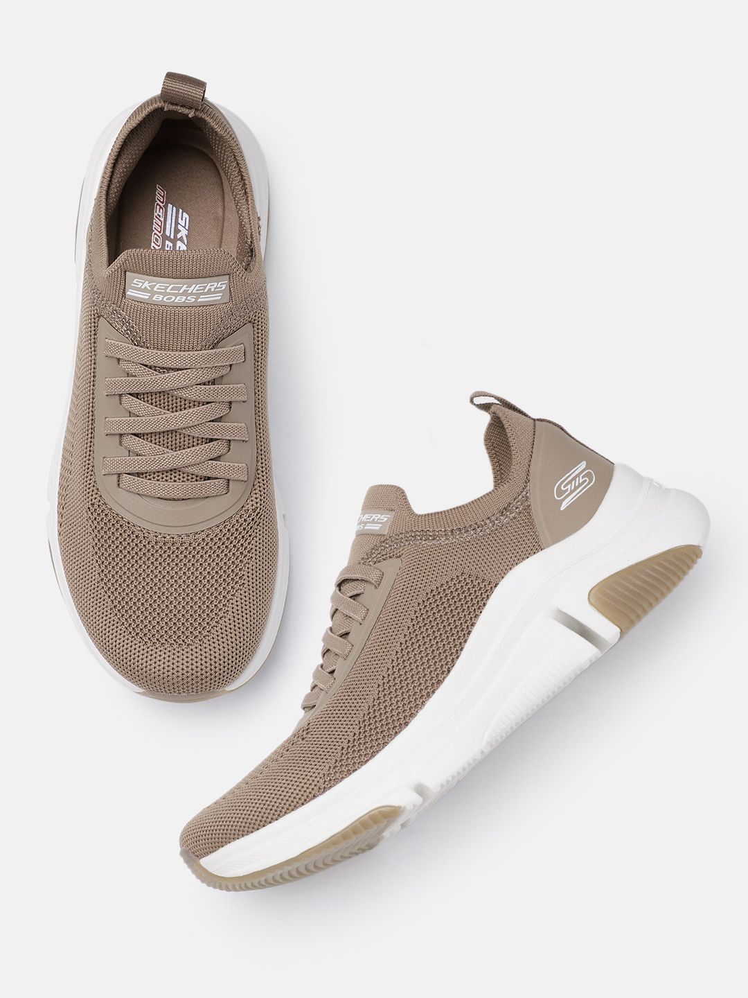 Skechers Women BOBS SPARROW FLEX - INSTANT C Textured Sneakers-picture-21