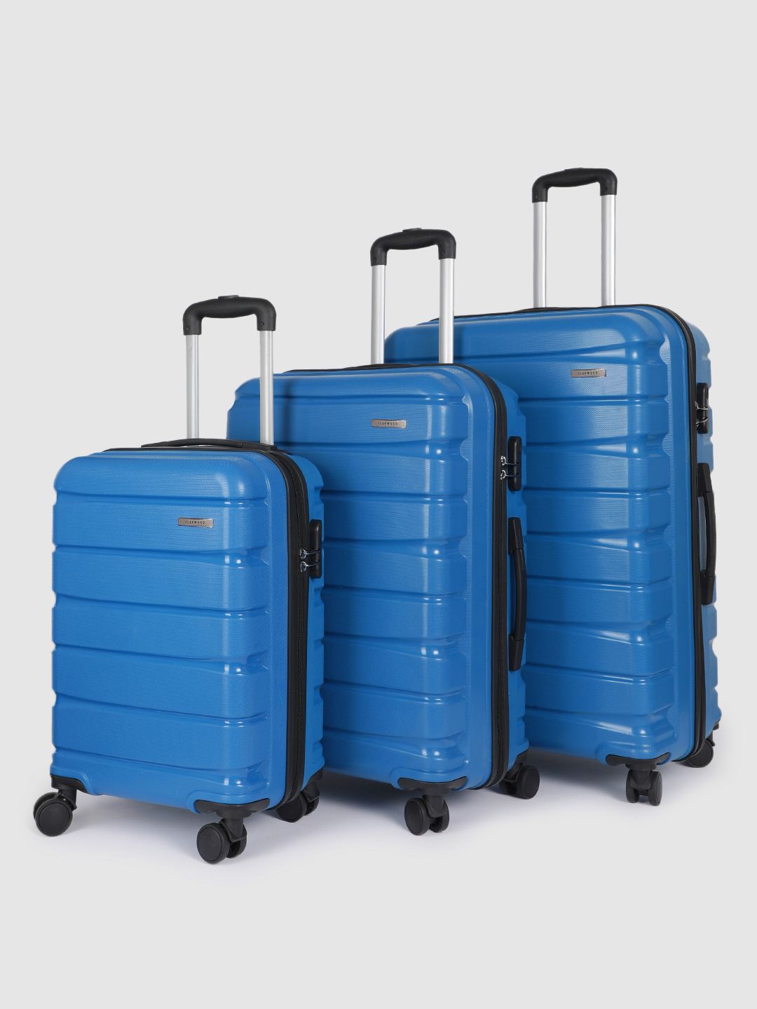 Teakwood Leathers India Set of 3 360-Degree Rotation Hard Sided Trolley Bag-191L-image-29