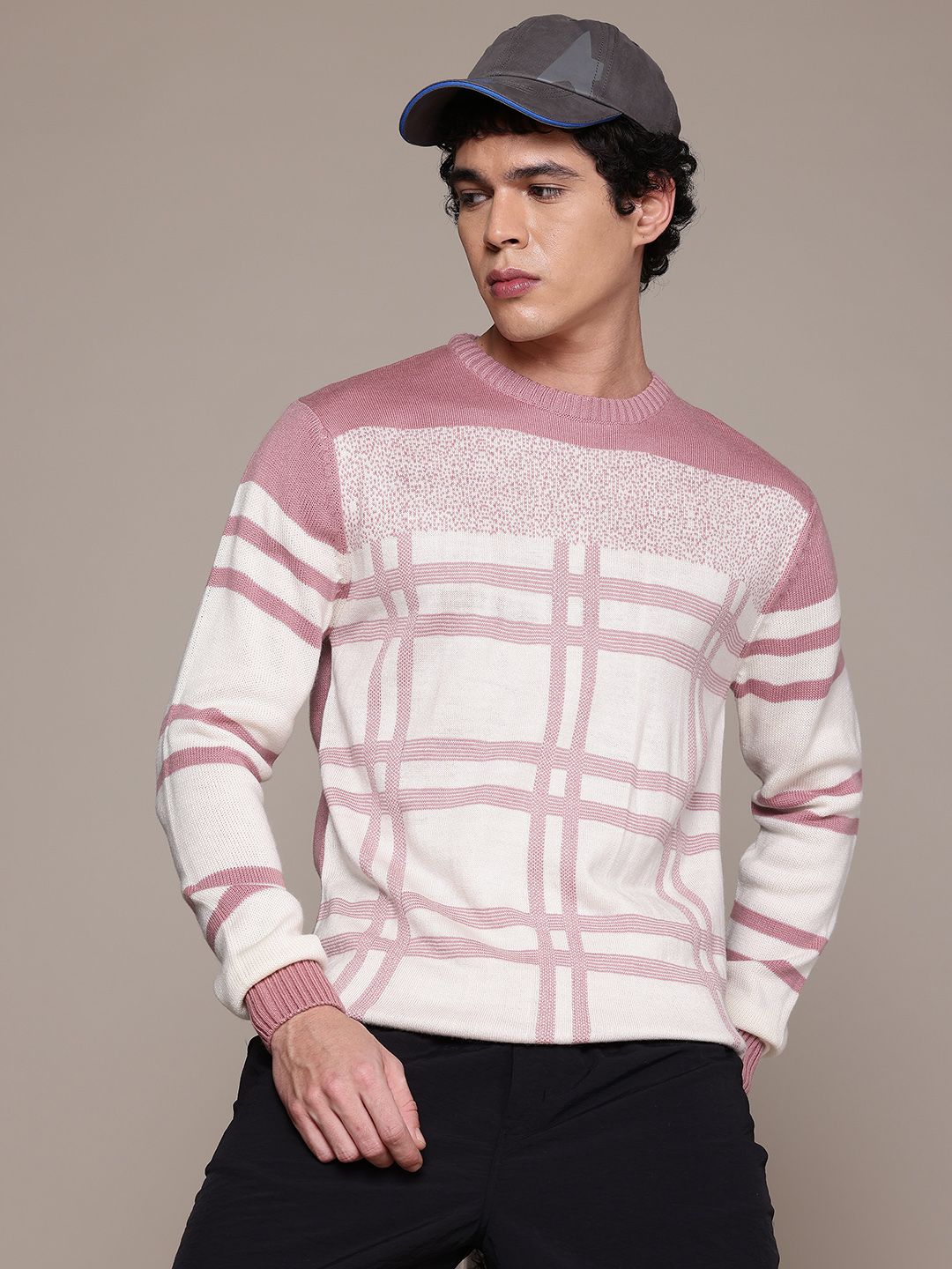 The Roadster Life Co. Checked Pullover Sweater-picture-51