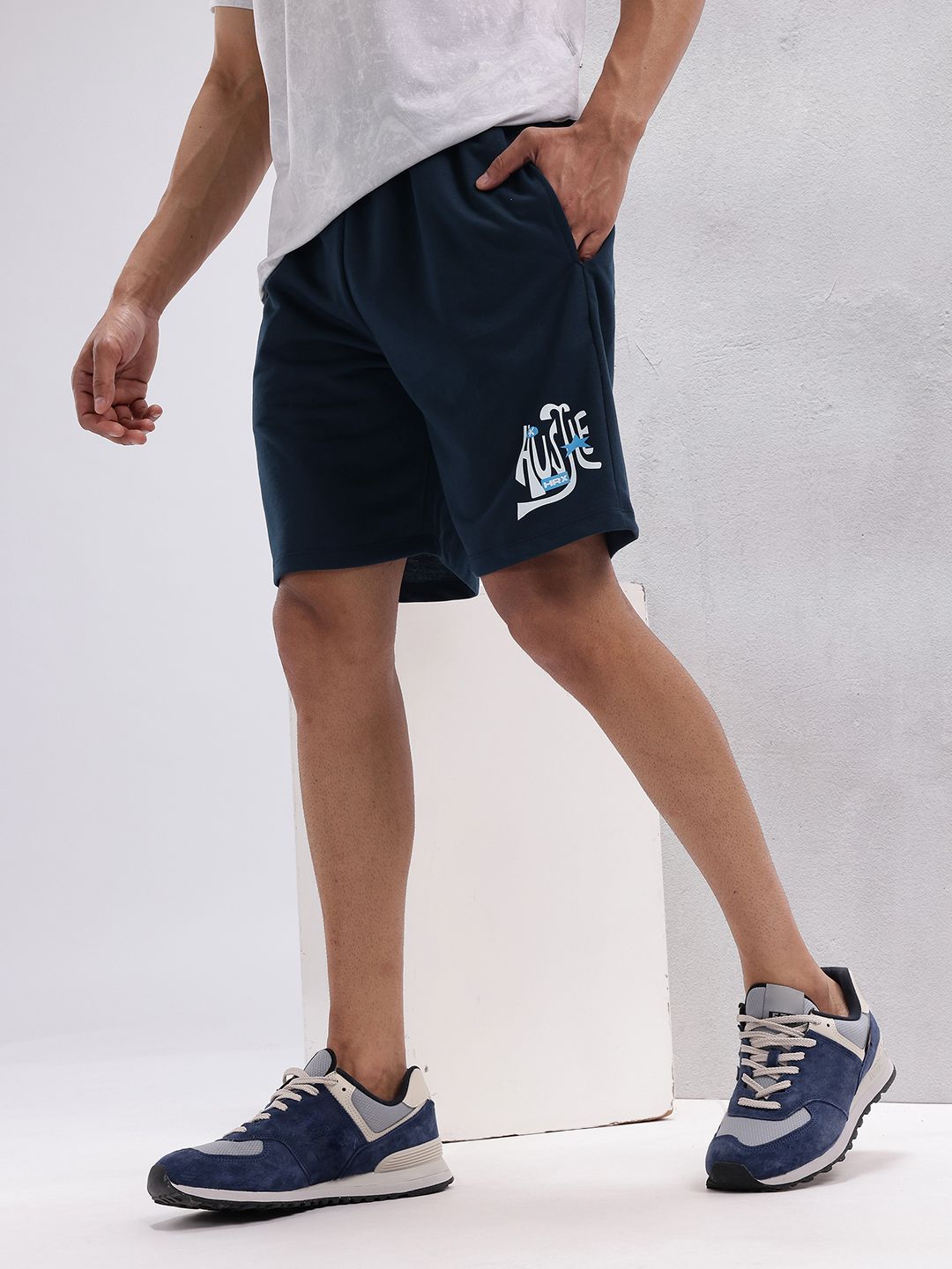 HRX by Hrithik Roshan Men Typography Print Lifestyle Shorts-picture-18