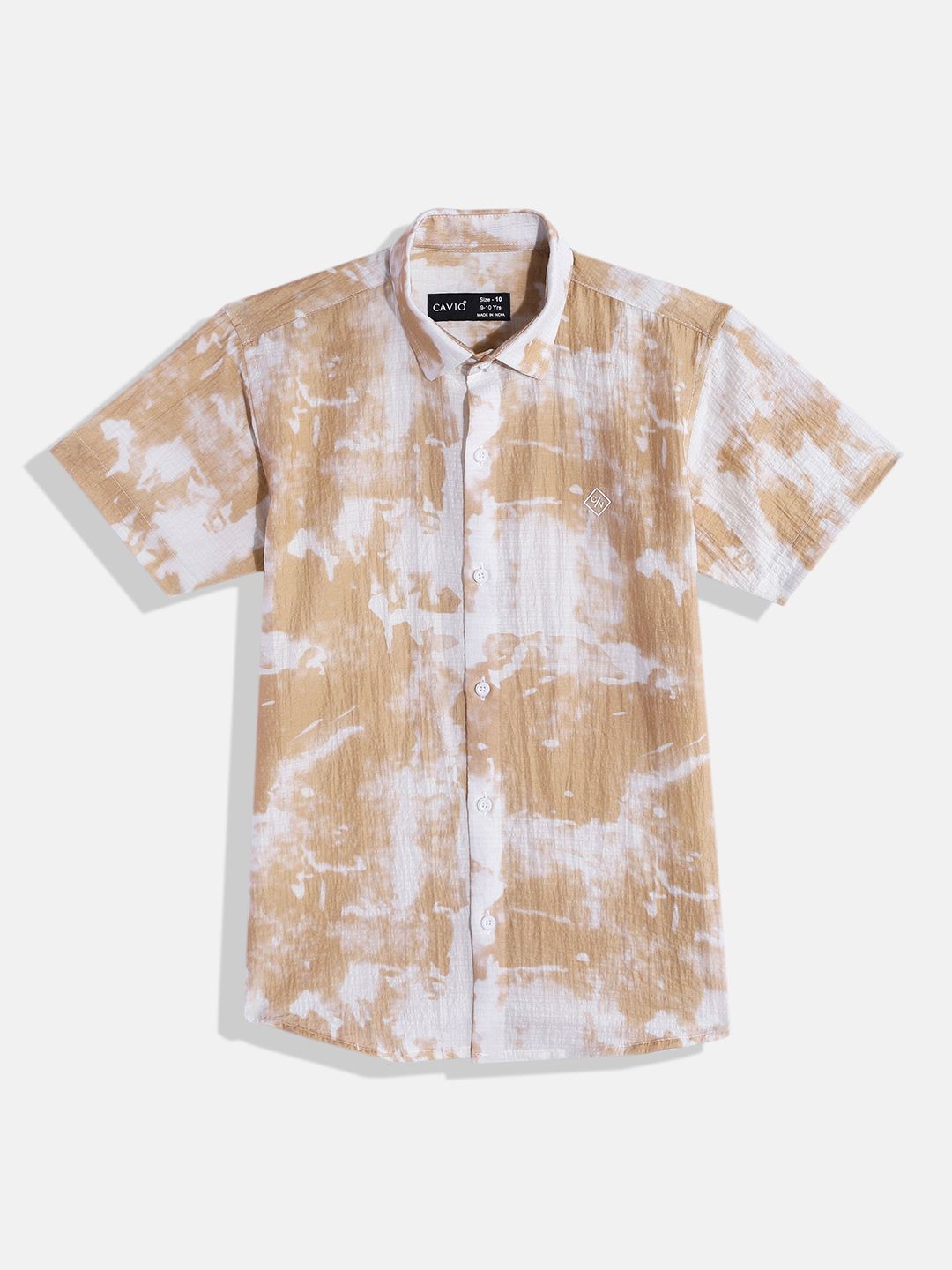 CAVIO Boys Comfort Tie and Dye Printed Pure Cotton Casual Shirt-picture-17