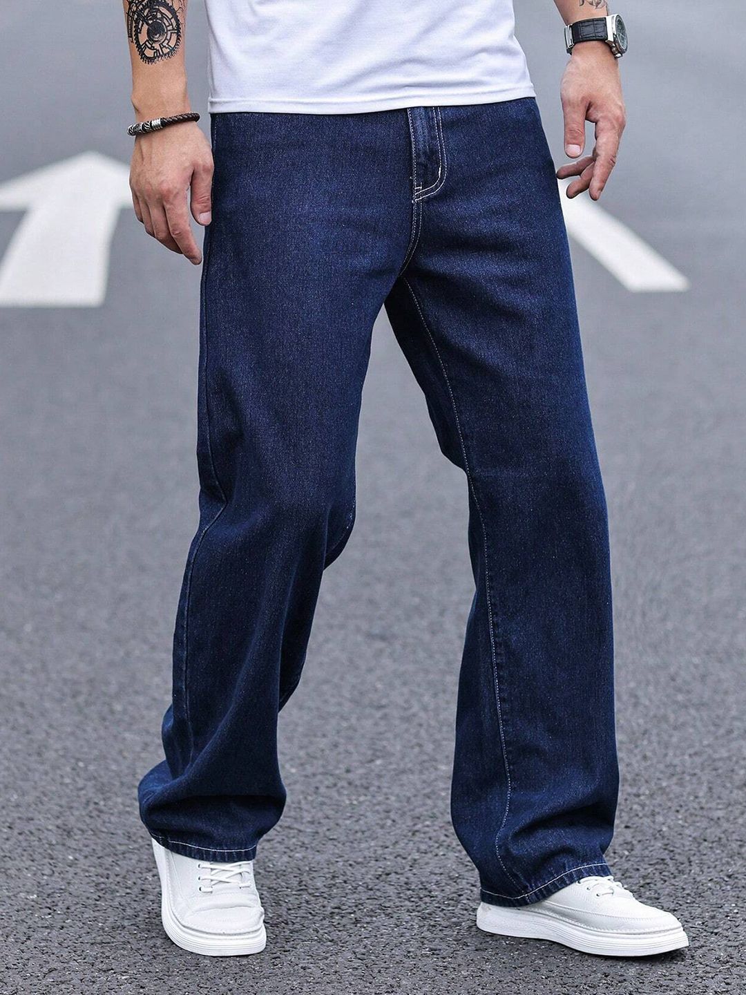 DENIMLOOK Men Relaxed Fit Stretchable Jeans-picture-18