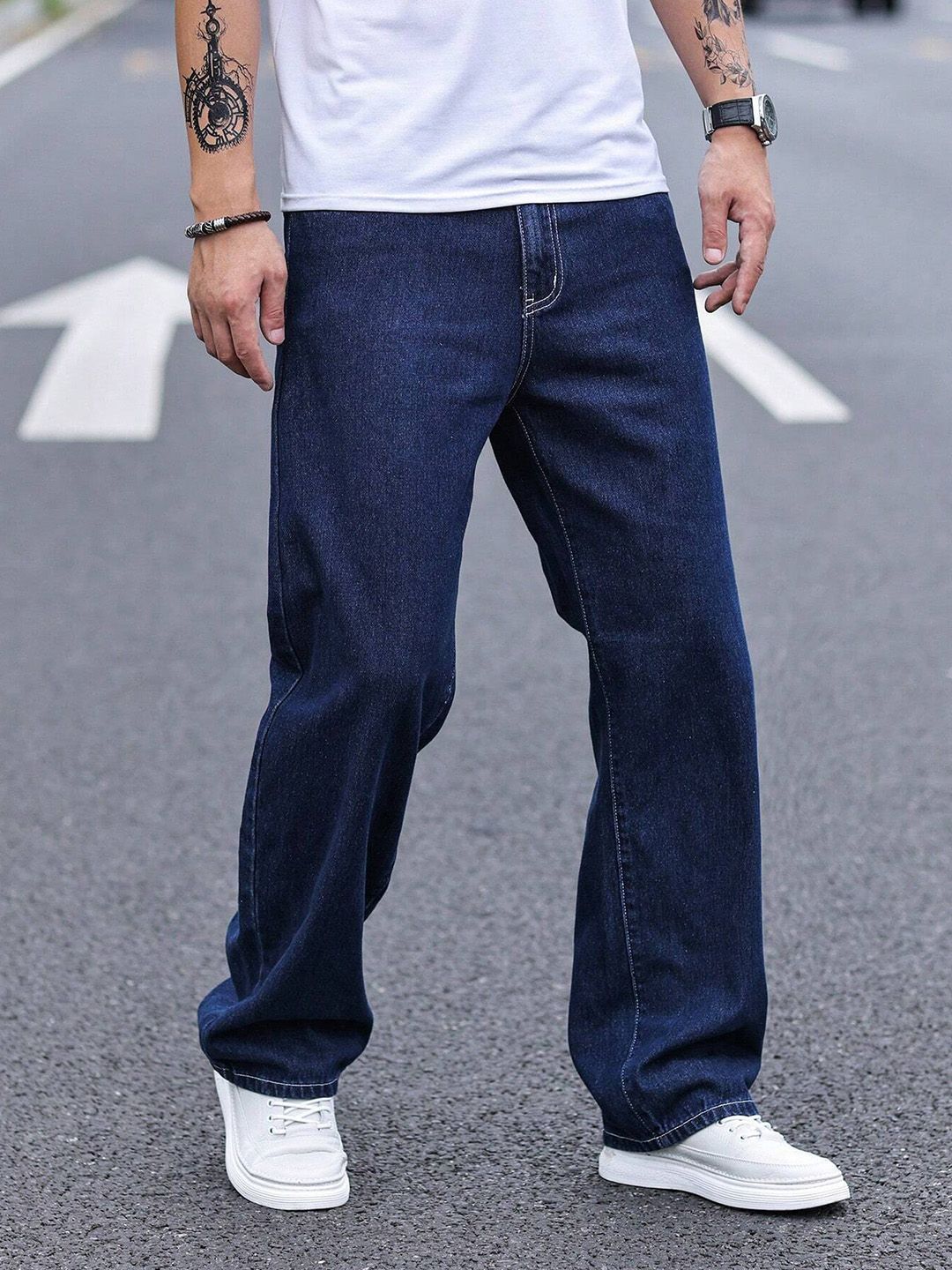 DENIMLOOK Men Relaxed Fit Stretchable Jeans-picture-11