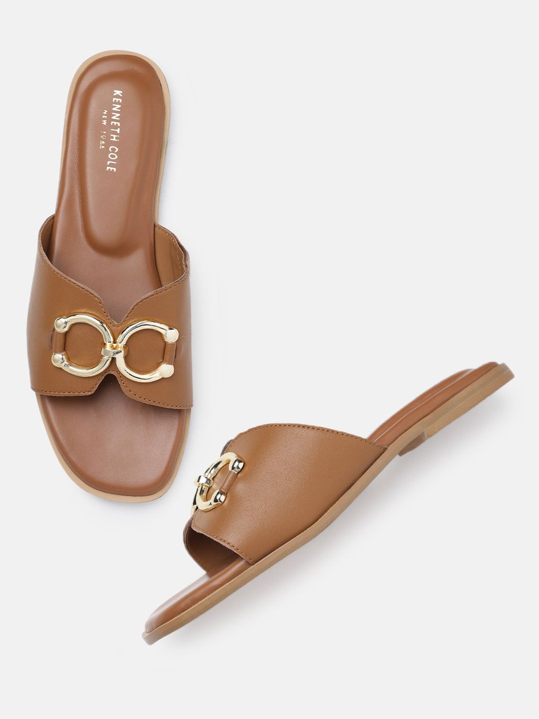 Kenneth Cole Women Embellished Open Toe Flats-picture-30